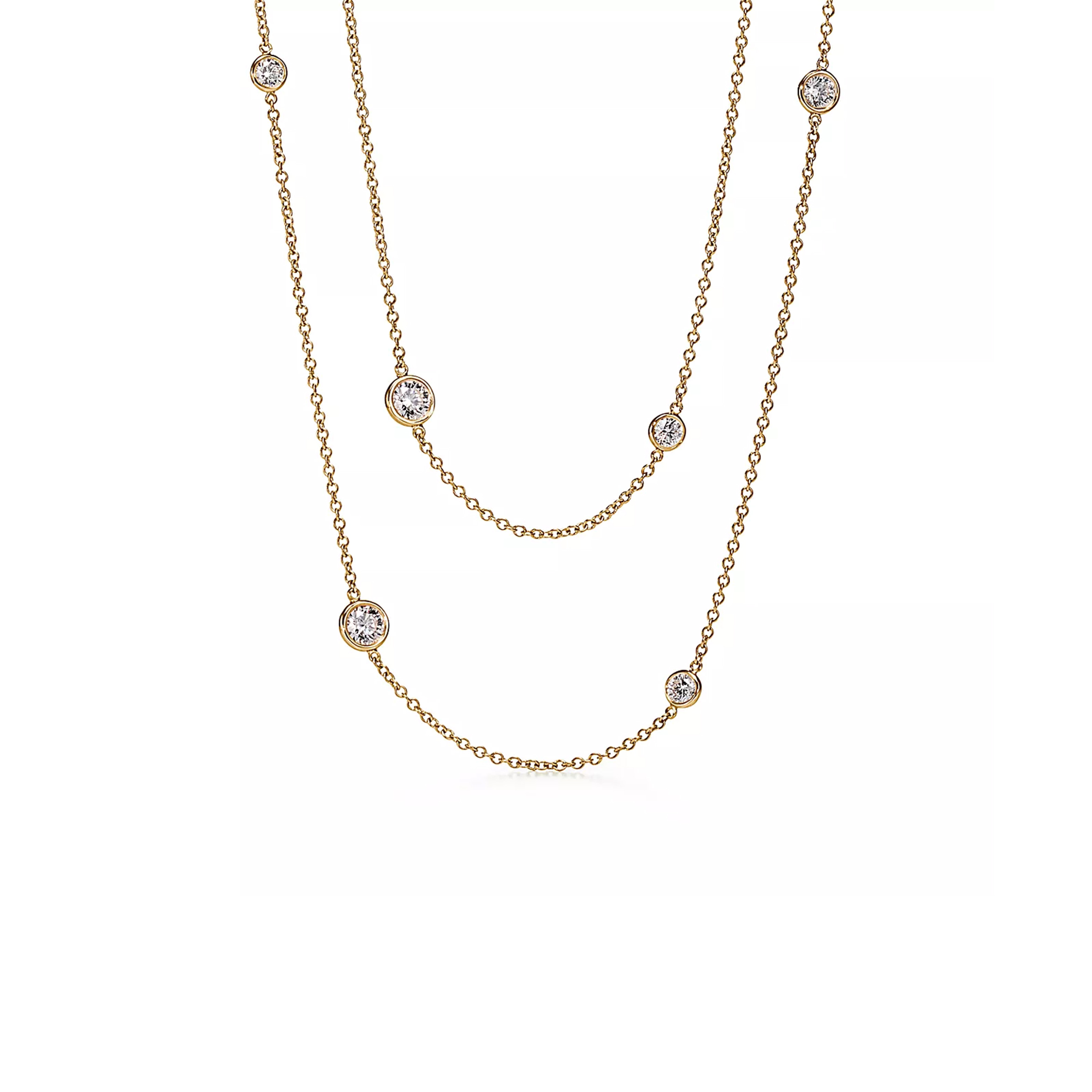 TIFFANY ELSA PERETTI® DIAMONDS BY THE YARD® SPRINKLE NECKLACE 43605894 TIFFANY ELSA PERETTI® DIAMONDS BY THE YARD® SPRINKLE NECKLACE 43605894